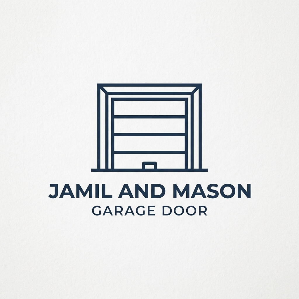 Jamil and Mason Garage Door Logo